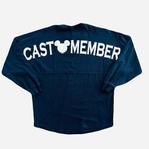 Unisex Disneyland Parks Navy Cast Member Spirit Jersey Resort Size Small Rare
